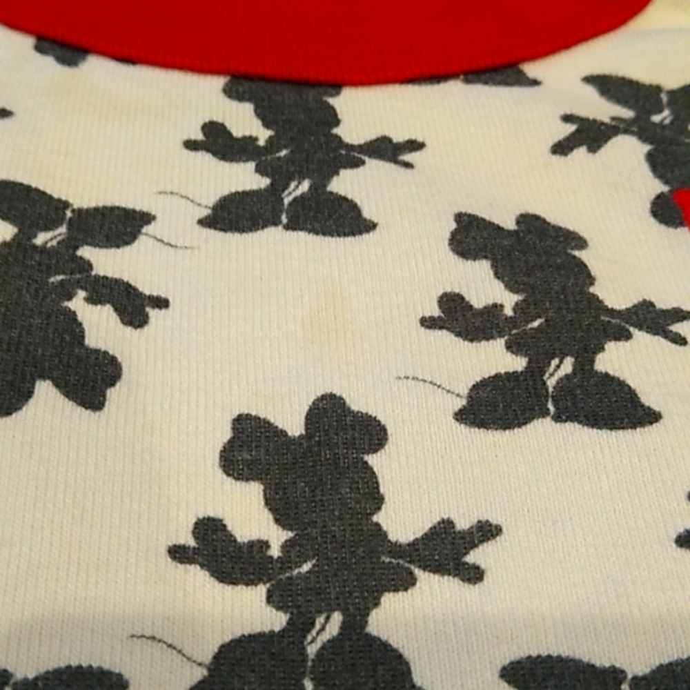 Hanna Anderson Disney Minnie Mouse Pajamas Cream/Red/Black Size 18-24 Months - Picture 4 of 14